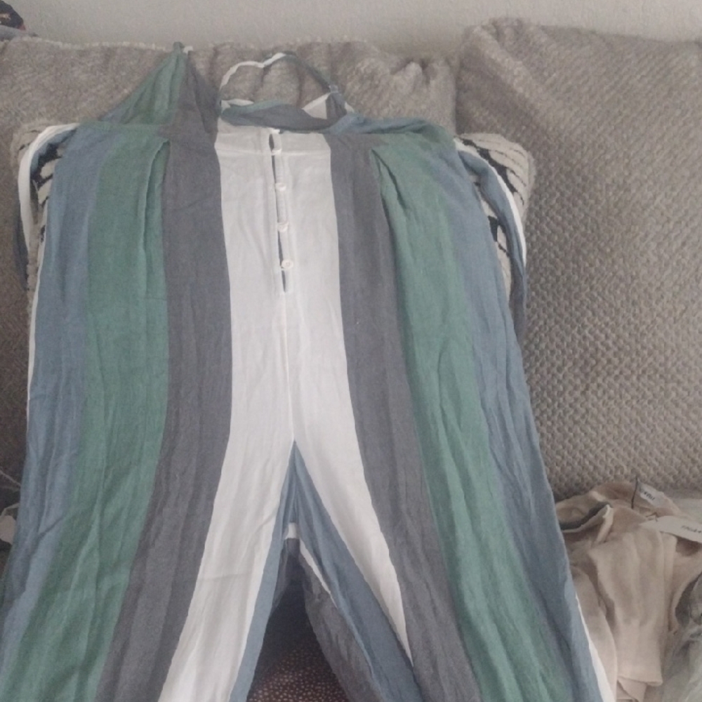 Chic Green and Gray One Piece with Elegant Design